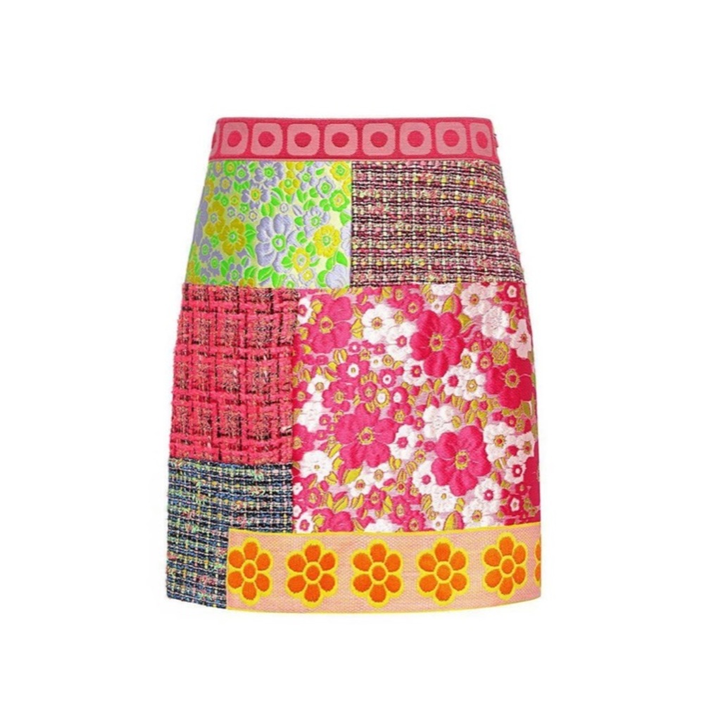 Moschino Patchwork Skirt
